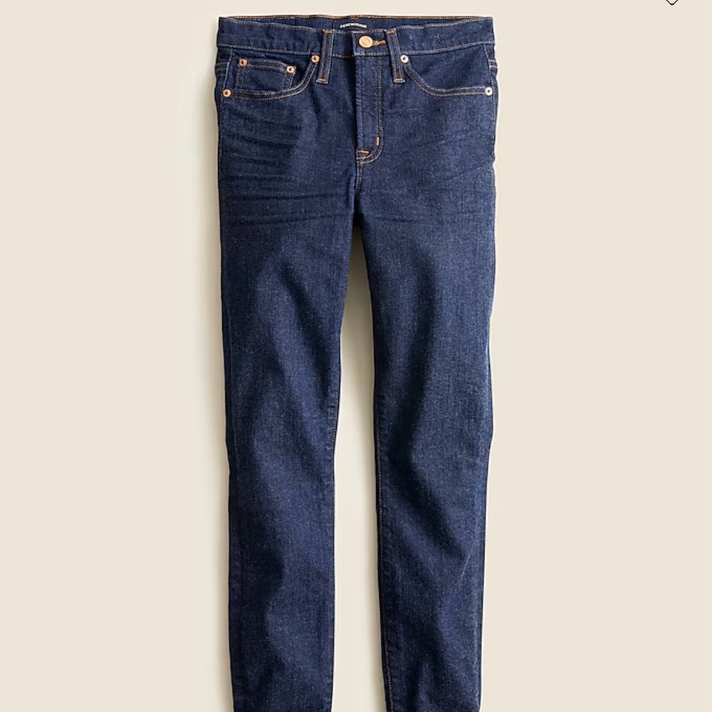 J Crew 9" mid-rise toothpick jean
